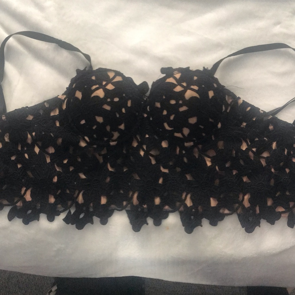 Black Lace Bodice